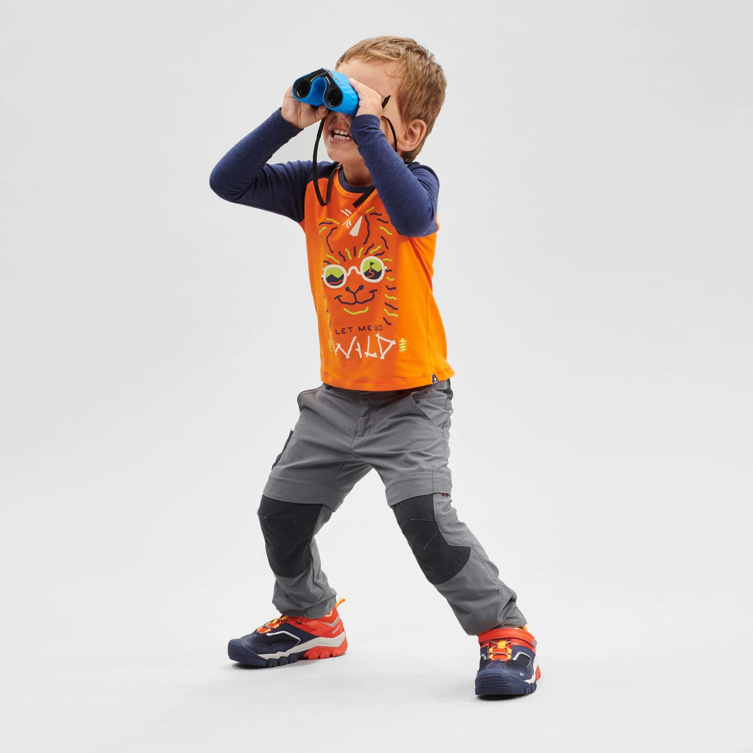 Quechua Kids' Hiking Zip-Off Trousers MH500 2 4 Quechua Kids' Hiking Zip-Off Trousers MH500 2 - Image 2