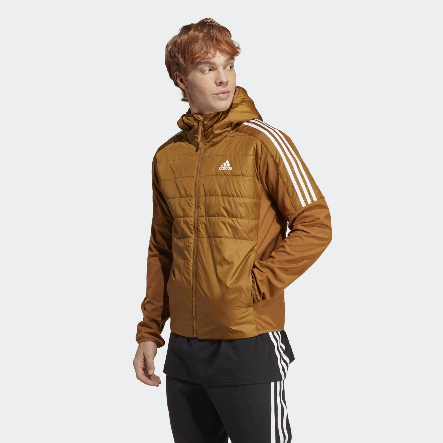 ADIDAS Essentials Insulated Hooded Hybrid Jacket 2 ADIDAS Essentials Insulated Hooded Hybrid Jacket