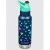 Klean Kanteen Kid Insulated Classic Narrow Sport Cap 12oz (355ml) - Navy Hearts -Hiking Equipment Store k069722955a245d161169c3c2ad1af280