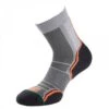 Mens Trail Socks (Pack Of 2) (Grey/Orange) 1 Mens Trail Socks (Pack Of 2) (Grey/Orange) -Hiking Equipment Store k0874b9430bc2aa749377160ea36e930e
