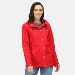 Regatta Womens/Ladies Phoebe Waterproof Jacket (True Red) -Hiking Equipment Store k097edd033829981d024fe262a56f12a5