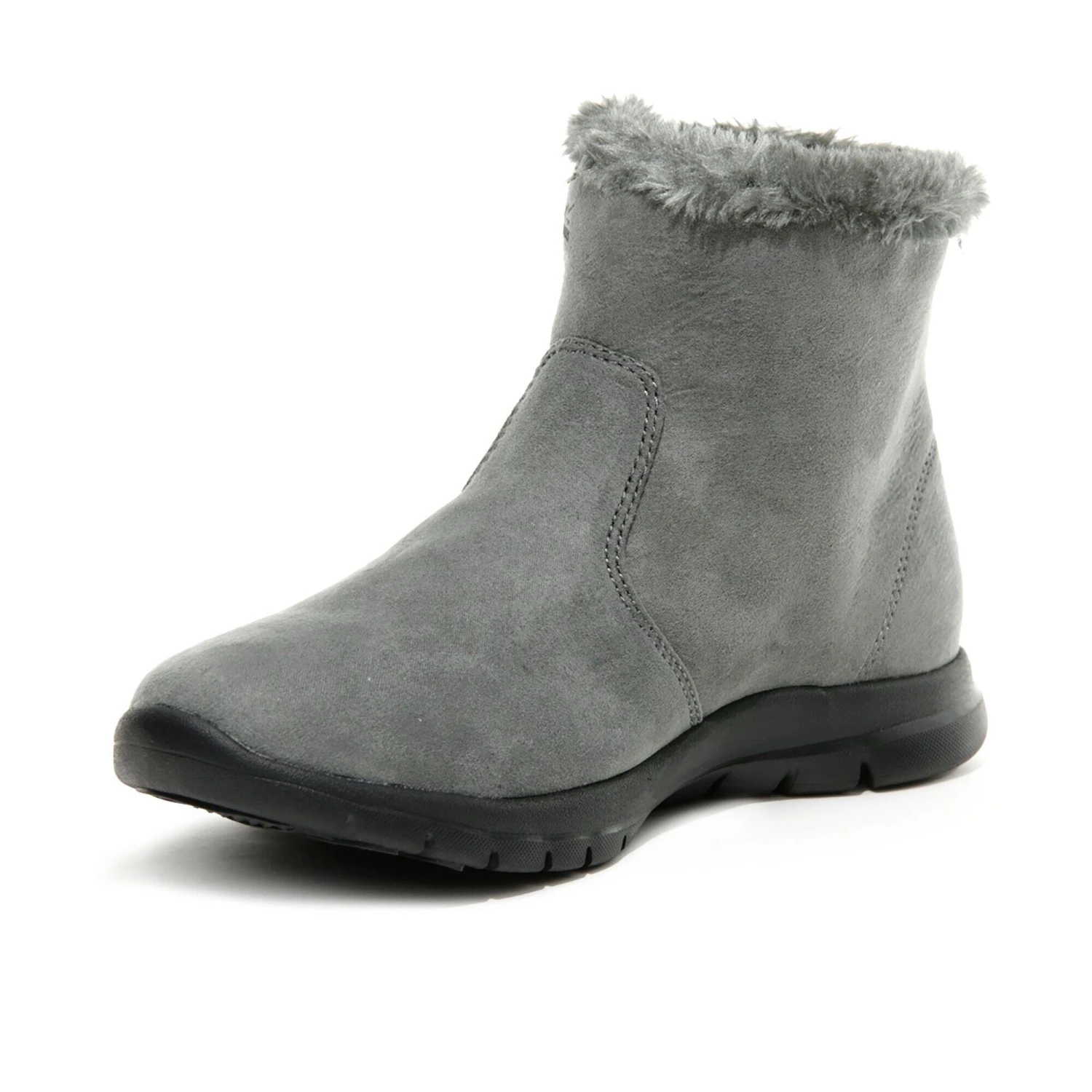Regatta Womens/Ladies Verena Line Fleece Ankle Boots (Briar Grey) 5 Regatta Womens/Ladies Verena Line Fleece Ankle Boots (Briar Grey) - Image 3