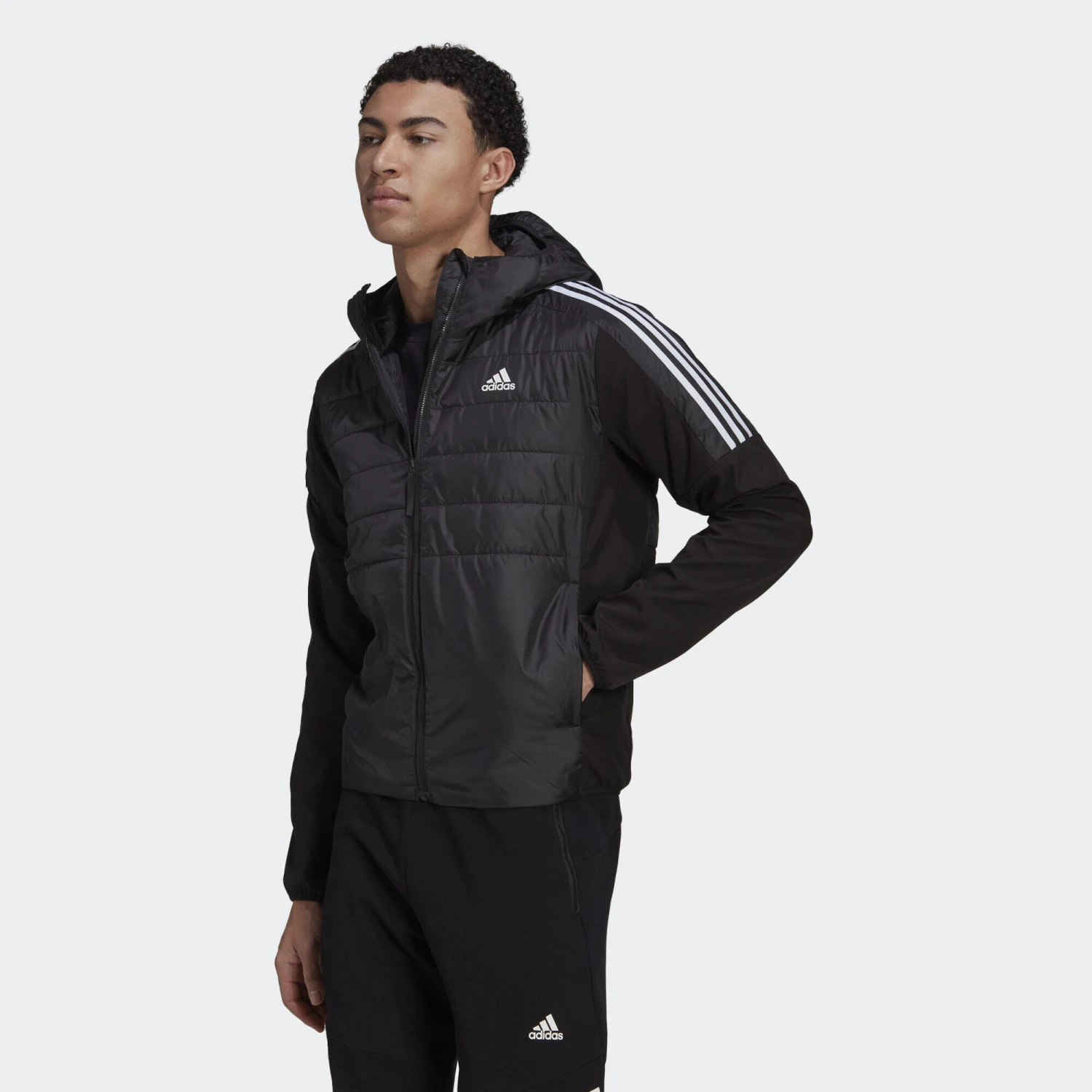 ADIDAS Essentials Insulated Hooded Hybrid Jacket 13 ADIDAS Essentials Insulated Hooded Hybrid Jacket - Image 12