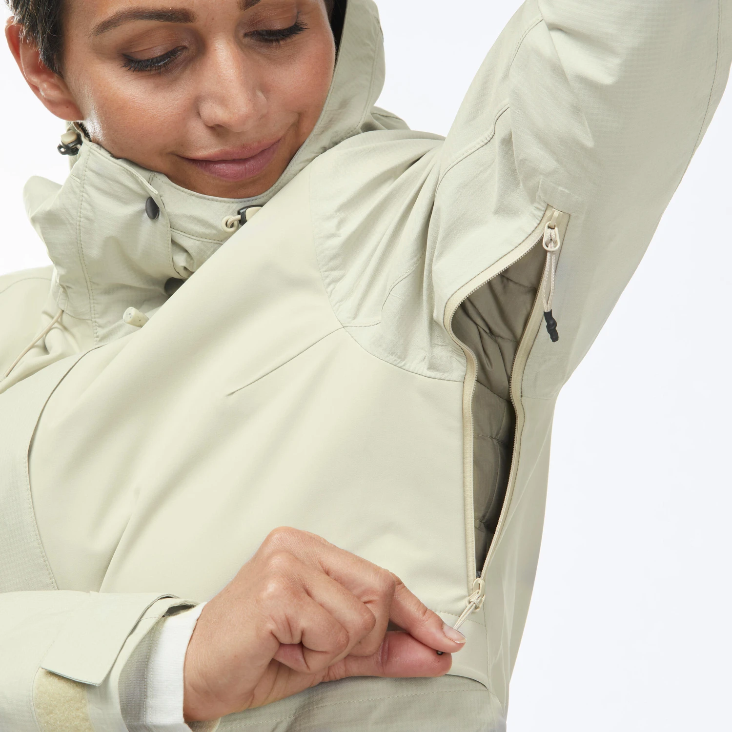 Women's Waterproof 3in1 Travel Trekking Jacket - Travel 900 Compact -10° 12 Women's Waterproof 3in1 Travel Trekking Jacket - Travel 900 Compact -10° - Image 10