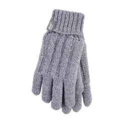 Ladies Fleece Lined Cable Knit 2.3 TOG Thermal Gloves -Hiking Equipment Store k15d6072a2dacb61202b5a9fbf00a5337