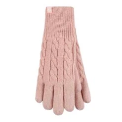 Ladies Fleece Lined Cable Knit 2.3 TOG Thermal Gloves -Hiking Equipment Store k23062e214f2bfc96a894150674406b01