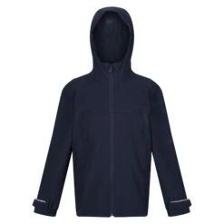 Regatta Childrens/Kids Pulton Waterproof Jacket (Black) -Hiking Equipment Store k23762ba21150c9f65d221279f1534881