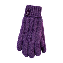 Ladies Fleece Lined Cable Knit 2.3 TOG Thermal Gloves -Hiking Equipment Store k24c806391746a8485ab274b86b730cbd