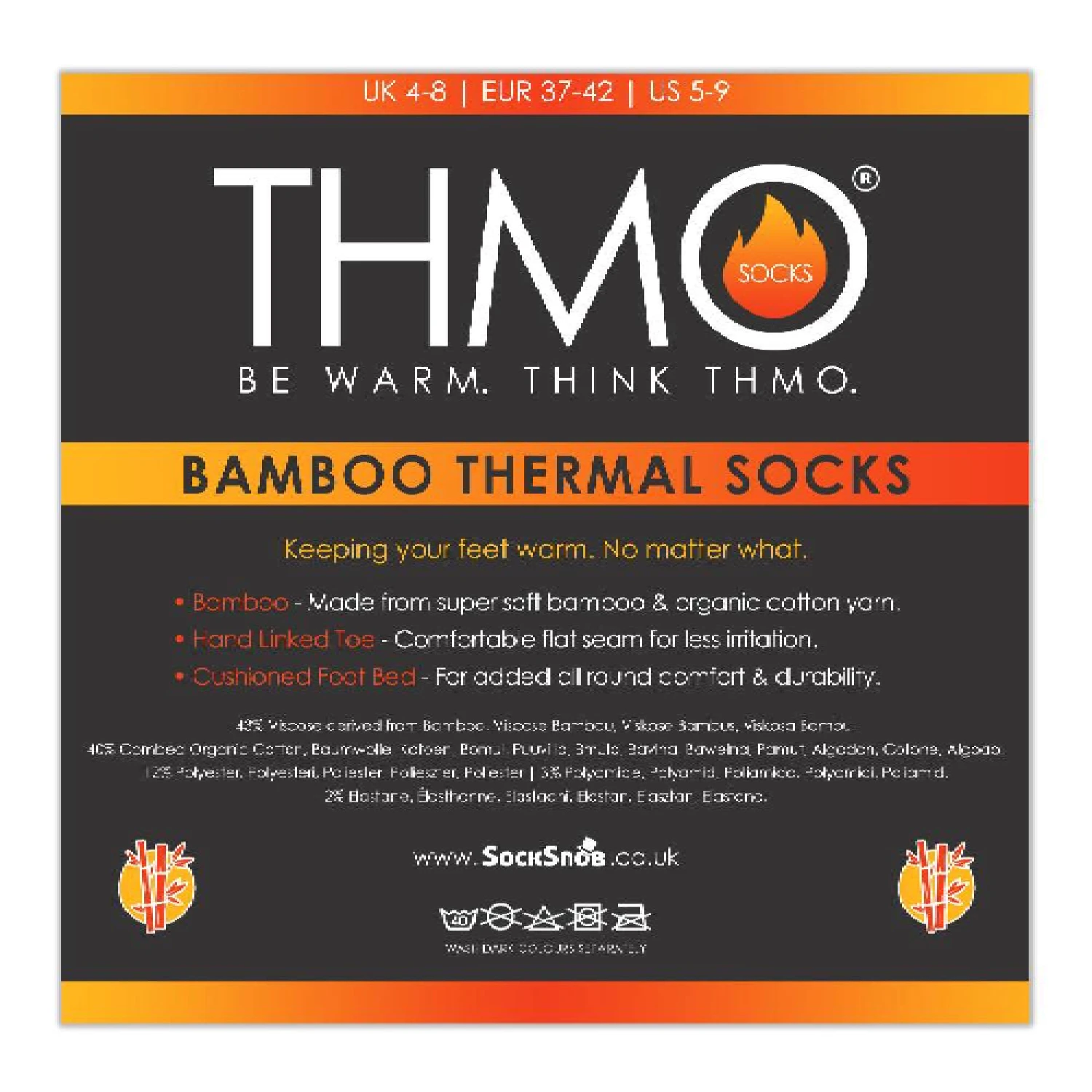 Bamboo Thermal Socks For Winter | Mens & Ladies Sizes | Thick Socks 4 Bamboo Thermal Socks For Winter | Mens & Ladies Sizes | Thick Socks - Image 2
