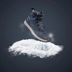 Quechua Kids' Warm And Waterproof SH500 Lace-up Leather Hiking Shoes - Size 2.5 -Hiking Equipment Store k28760a04daf1b10f1b243fb65c98aa26