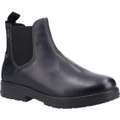 Cotswold Mens Farmington Leather Boots (Black)