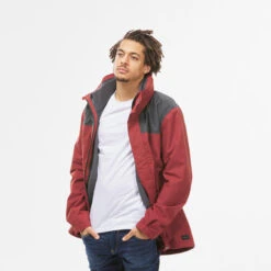 Men's 3-in-1 Waterproof Travel Trekking Jacket Travel 100 0°C -Hiking Equipment Store k29a9d66150f9c6cf6b6e1ef4d1026385