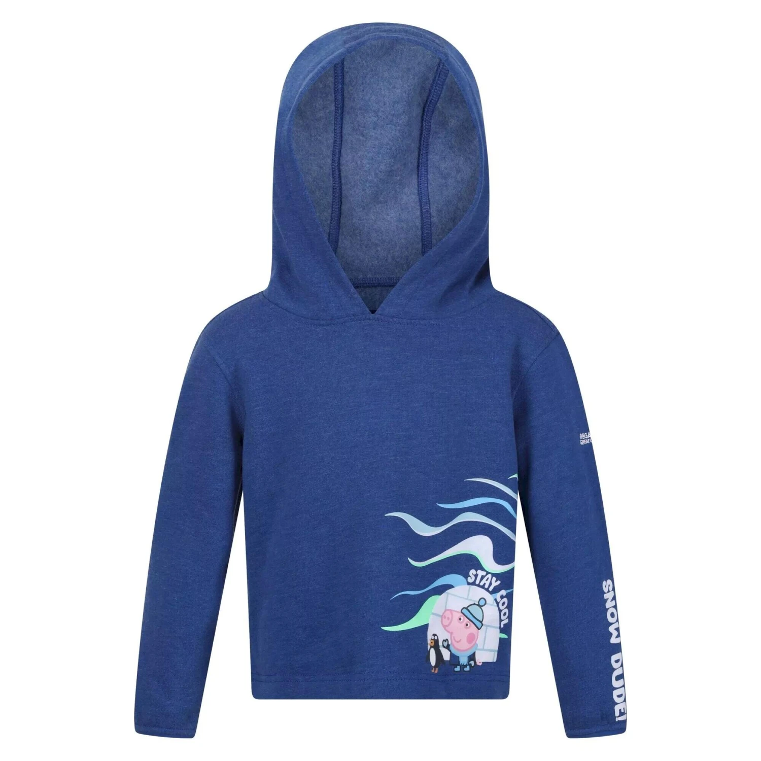 Regatta Childrens/Kids Peppa Pig Printed Hoodie (Space Blue) 3 Regatta Childrens/Kids Peppa Pig Printed Hoodie (Space Blue)