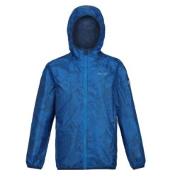 Regatta Kids' Printed Lever Packaway Waterproof Jacket -Hiking Equipment Store k363c985a9a5c333e5bc23c8160a21ce9