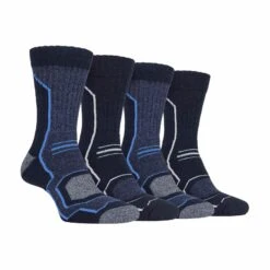 4 Pairs Mens Cushioned Anti Blister Breathable Walking Hiking Socks -Hiking Equipment Store k3c351b8851035362a20eb1d80d9e2427