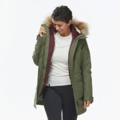 Women's 3-in-1 Waterproof Travel Trekking Jacket - Travel 900 Warm -15° -Hiking Equipment Store k3f7ea21bf160cdb60cc863720aab4031