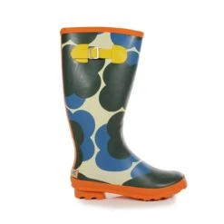 Regatta Womens/Ladies Orla Kiely Shadow Flower Wellington Boots (Blue/Black/Orange) -Hiking Equipment Store k4009baa50f19dd913b7133de401dfcd6