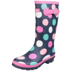 Cotswold Childrens Girls Dotty Spotted Wellington Boots (Multicoloured) -Hiking Equipment Store k44bc202977cb25091e74e0a92d3a8816