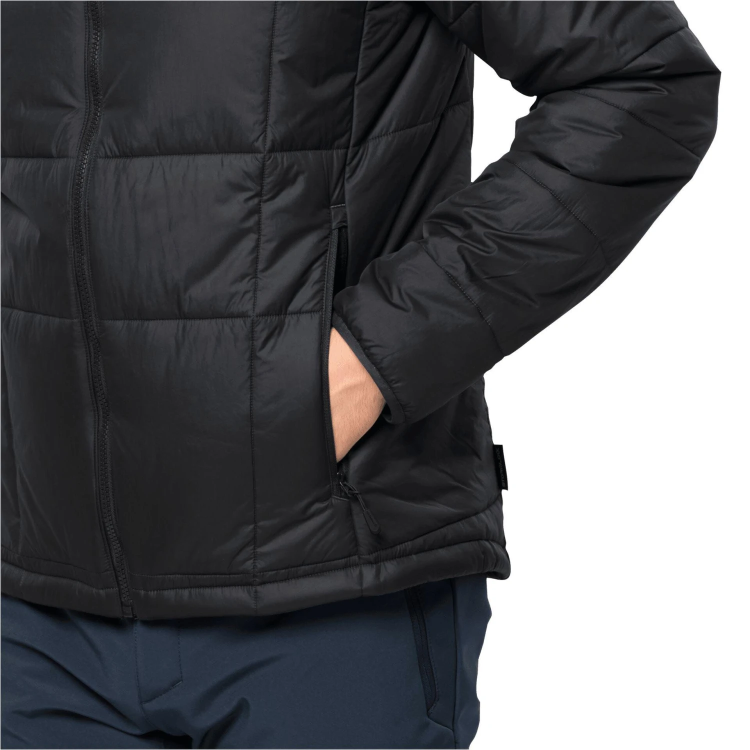 Jack Wolfskin Bergland Insulated Mens Jacket Black 5 Jack Wolfskin Bergland Insulated Mens Jacket Black - Image 3