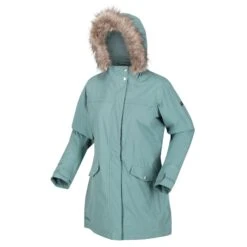 Regatta Womens/Ladies Serleena II Waterproof Insulated Jacket (Gulfstream) -Hiking Equipment Store k49e38326ec19b17aef7595aaf7256995