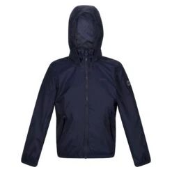 Regatta Childrens/Kids Catkin Waterproof Jacket (Navy)