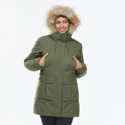 Women's 3-in-1 Waterproof Travel Trekking Jacket - Travel 900 Warm -15° -Hiking Equipment Store k51fb142fcc0c1fe82a4ddf573e6787af