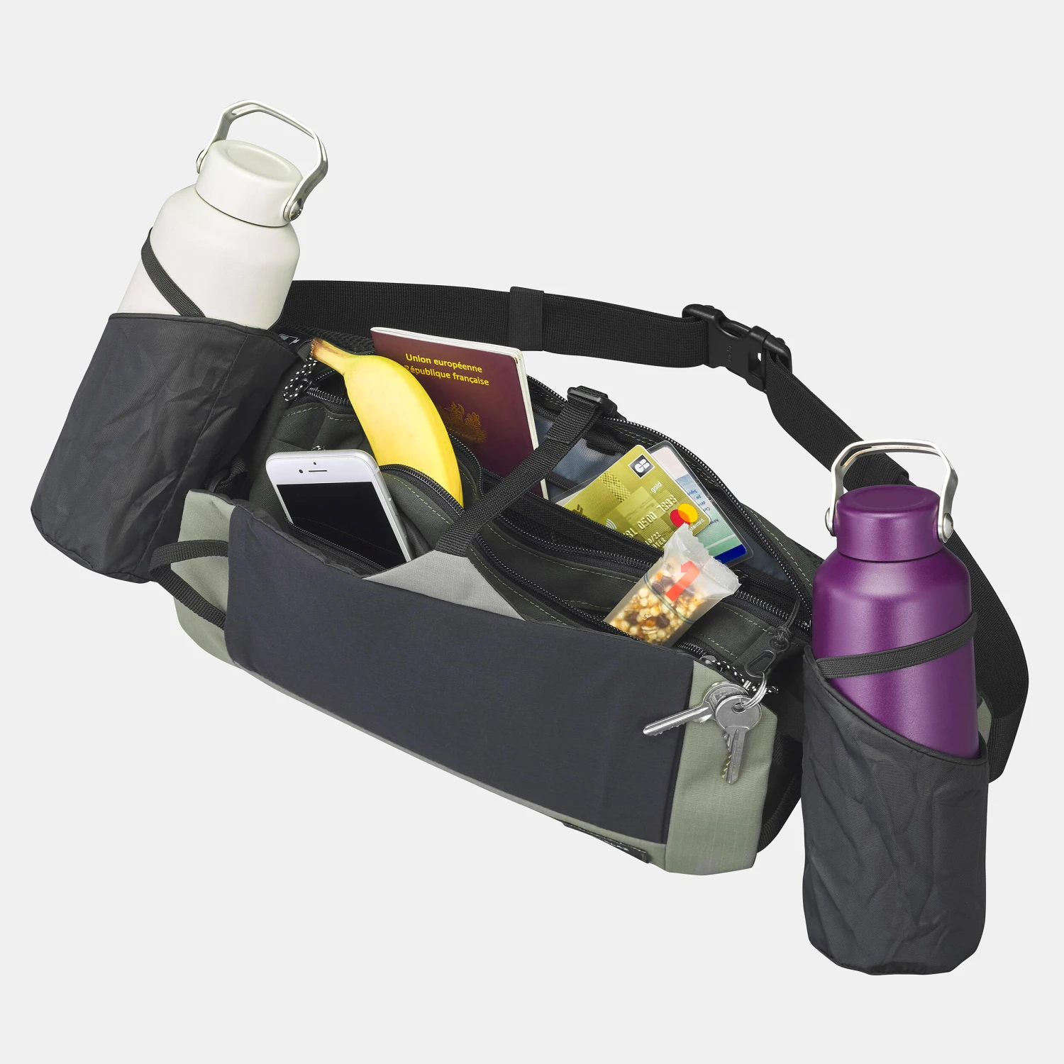 BUM BAG TRAVEL 7 L BLACK 14 BUM BAG TRAVEL 7 L BLACK - Image 12