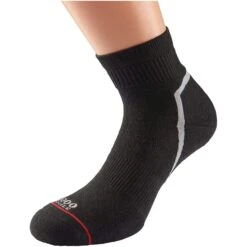 Mens QTR Active Socks (Black)