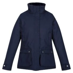 Regatta Womens/Ladies Leighton Waterproof Jacket (Navy)
