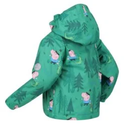 Regatta Childrens/Kids Muddy Puddle Dinosaur Peppa Pig Waterproof Jacket (Jellybean -Hiking Equipment Store k63e724eec2abbb515150c6baf32d1a59