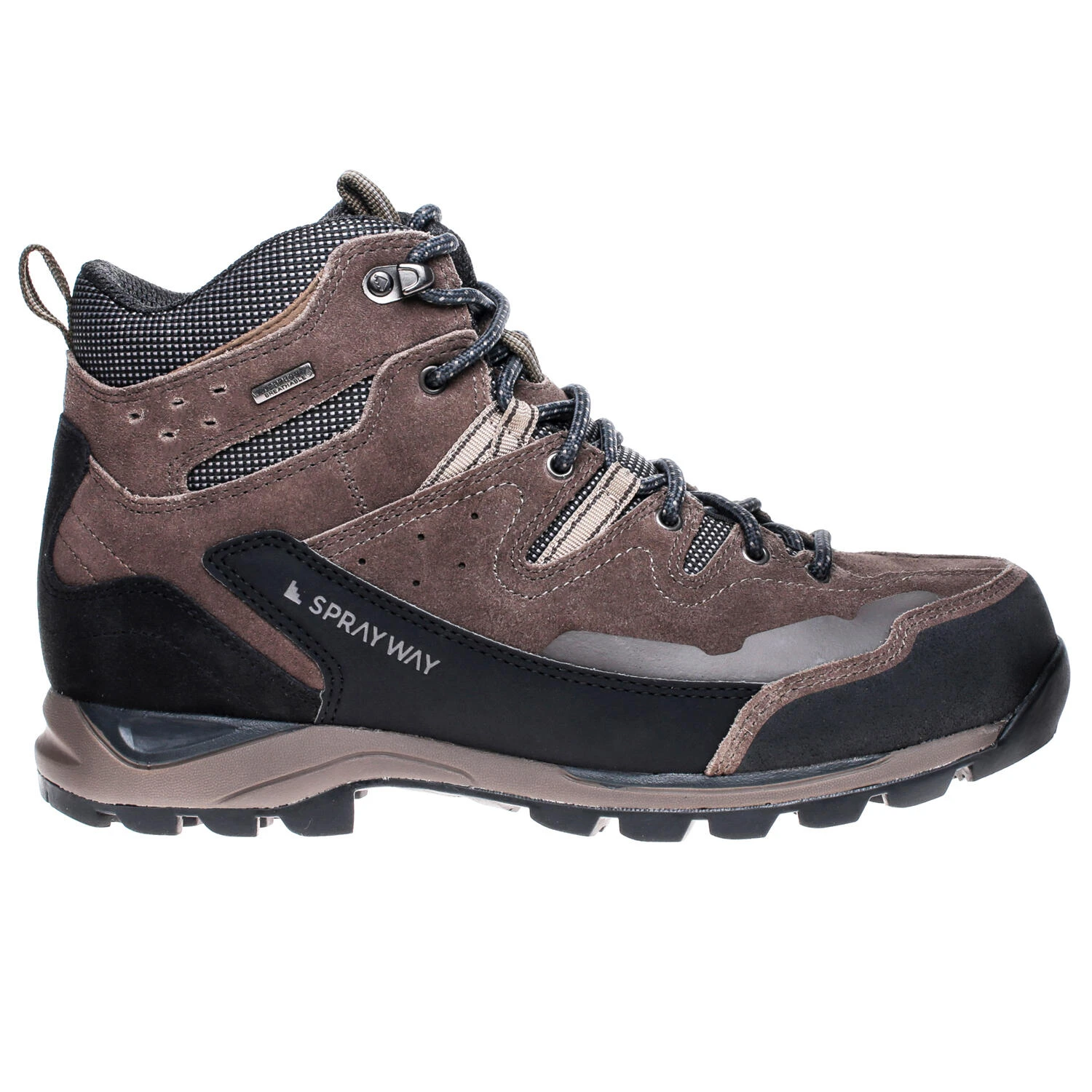 Sprayway Oxna Mid HydroDRY Mens Hiking Shoe Brown/Orange 3 Sprayway Oxna Mid HydroDRY Mens Hiking Shoe Brown/Orange