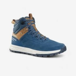 Quechua Kids' Warm And Waterproof SH500 Lace-up Leather Hiking Shoes - Size 2.5 -Hiking Equipment Store k663baf29fad7ad4d1e220d34f25d1913