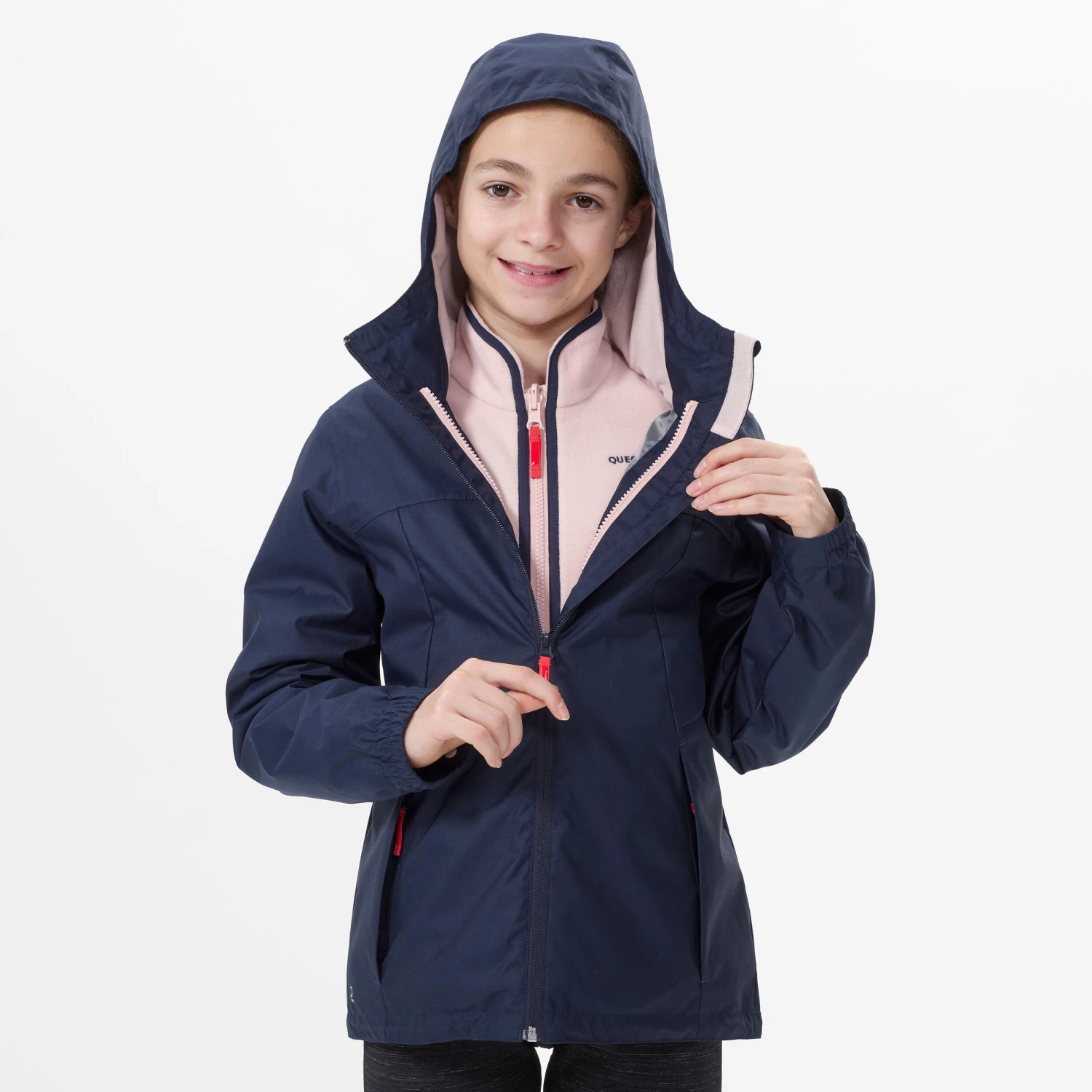 Quechua 3-in-1 WARM AND WATERPROOF HIKING JACKET - SH100 -0.5°C - CHILDREN 7 8 Quechua 3-in-1 WARM AND WATERPROOF HIKING JACKET - SH100 -0.5°C - CHILDREN 7 - Image 6