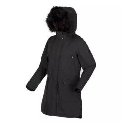 Regatta Womens/Ladies Sabinka Faux Fur Trim Parka (Slate Blue) -Hiking Equipment Store k67bb162f32a719842562611fdda39853
