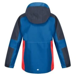 Regatta Childrens/Kids Rayz Waterproof Jacket (Neon Peach/Fusion Coral) -Hiking Equipment Store k6c15ef6893d77c5296ea65ea05c3afed