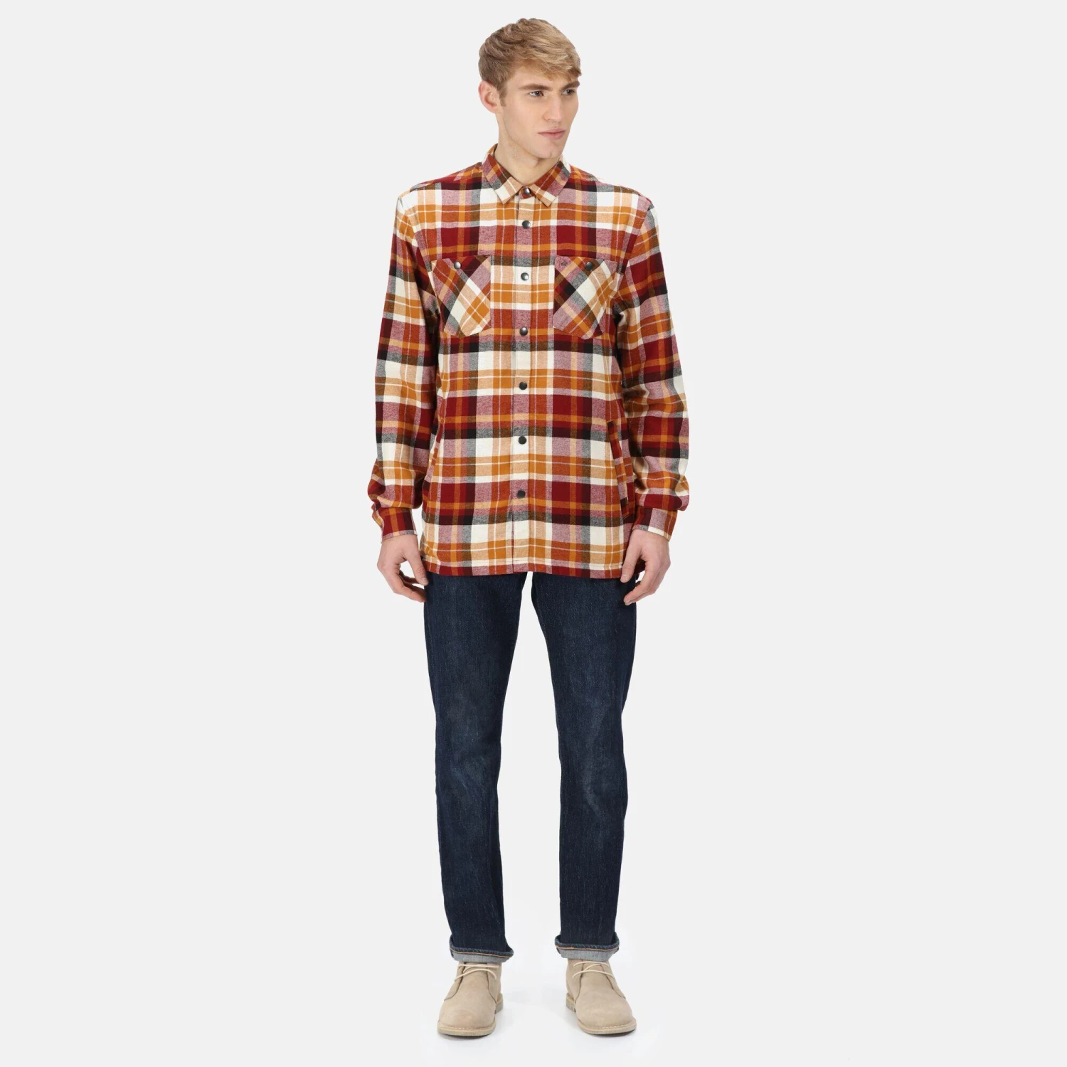 Regatta Thamos Men's Walking Long Sleeve Fleece Shirt 9 Regatta Thamos Men's Walking Long Sleeve Fleece Shirt - Image 7