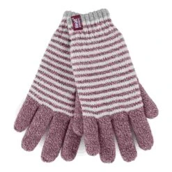 Ladies Striped Fleece Lined Knitted Warm Winter Thermal Gloves 16 Ladies Striped Fleece Lined Knitted Warm Winter Thermal Gloves -Hiking Equipment Store k73fa86bba83fef259439aa841648e25e