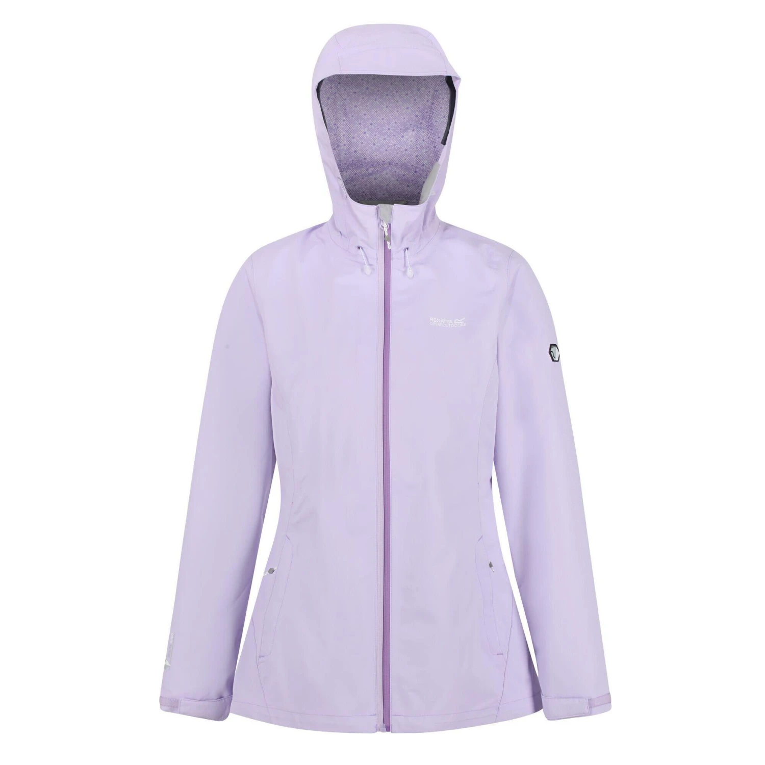 Regatta Womens/Ladies Hamara III Waterproof Jacket (Pastel Lilac) 3 Regatta Womens/Ladies Hamara III Waterproof Jacket (Pastel Lilac)