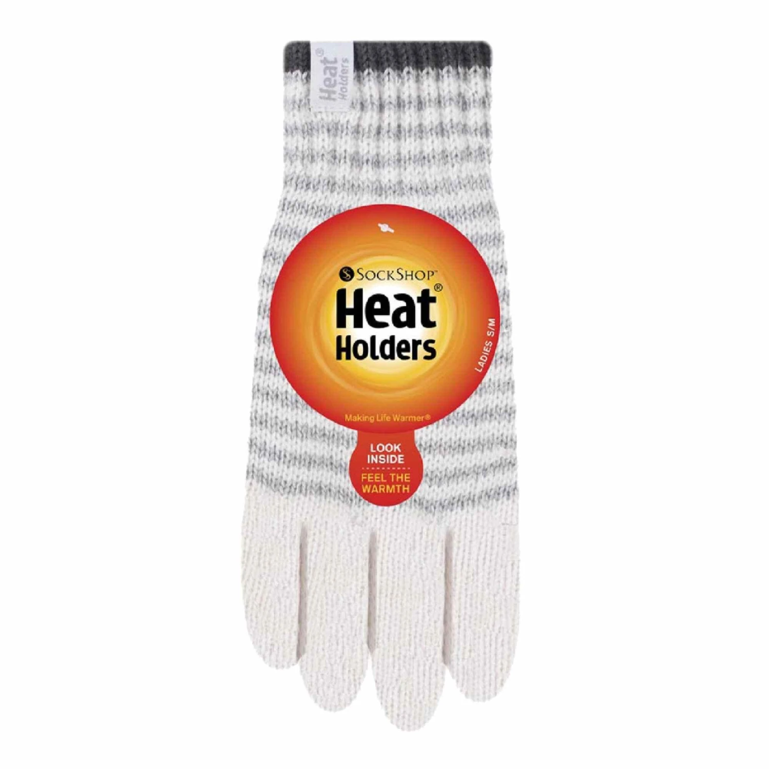 Ladies Striped Fleece Lined Knitted Warm Winter Thermal Gloves 12 Ladies Striped Fleece Lined Knitted Warm Winter Thermal Gloves - Image 10