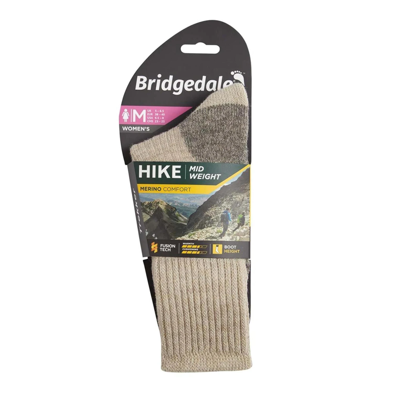 Bridgedale HIKE Midweight Merino Comfort Boot Women's 3 Bridgedale HIKE Midweight Merino Comfort Boot Women's