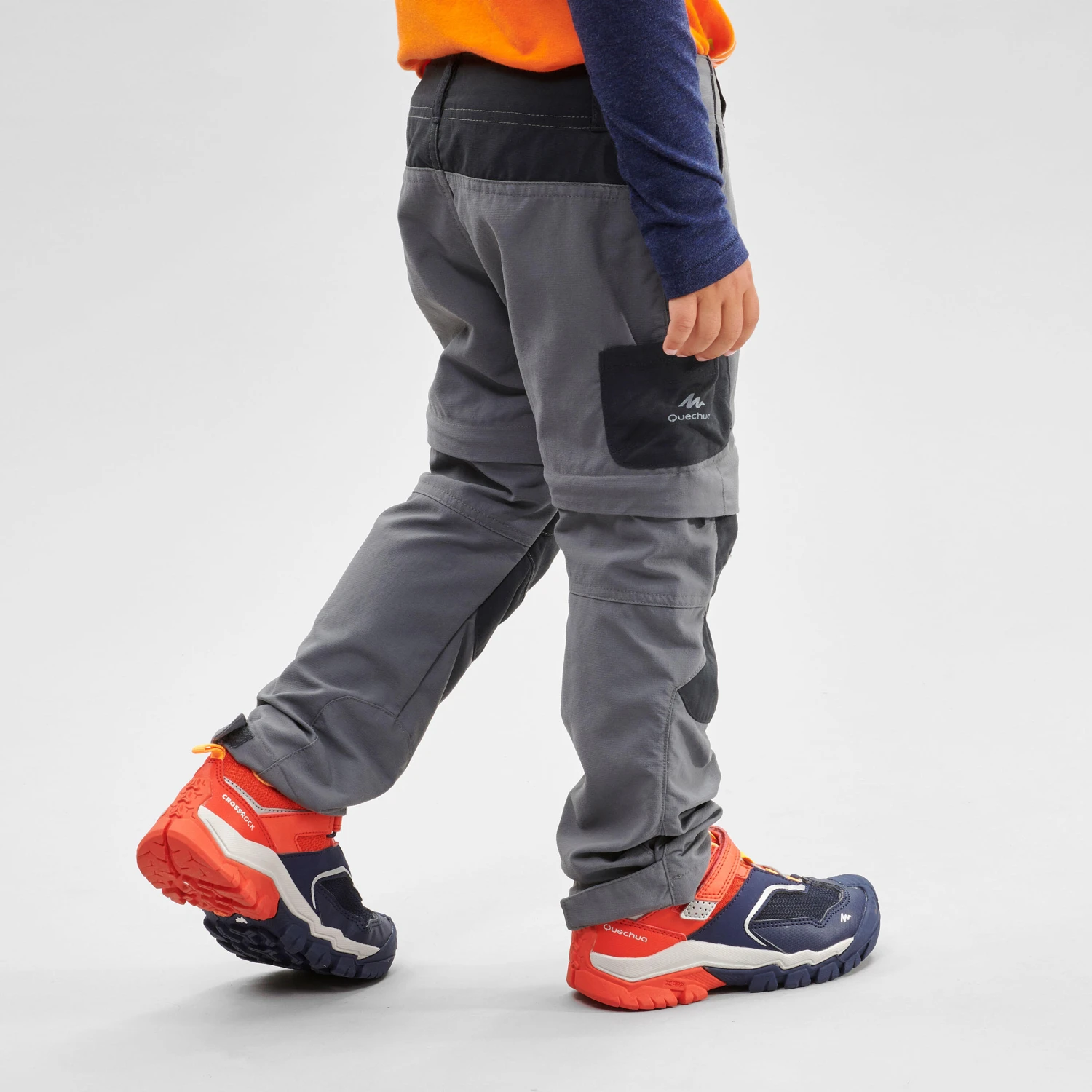 Quechua Kids' Hiking Zip-Off Trousers MH500 2 6 Quechua Kids' Hiking Zip-Off Trousers MH500 2 - Image 4