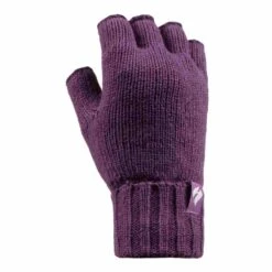 Ladies Solid Knitted Fleece Lined Thermal Fingerless Gloves -Hiking Equipment Store k80c65ff9126f5de6d5857f68bc1fc0dd