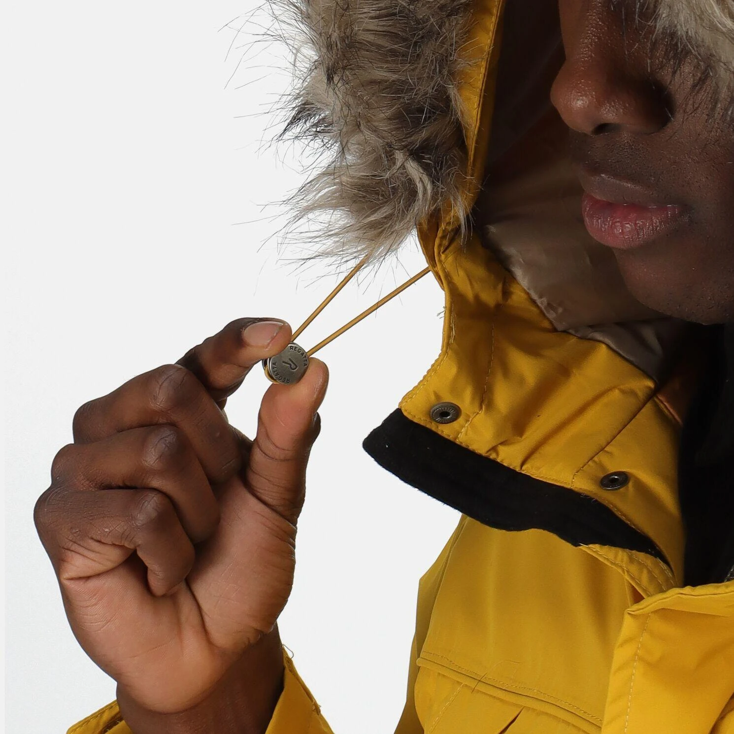 Regatta Mens Salinger II Faux Fur Insulated Parka (Black) 11 Regatta Mens Salinger II Faux Fur Insulated Parka (Black) - Image 9