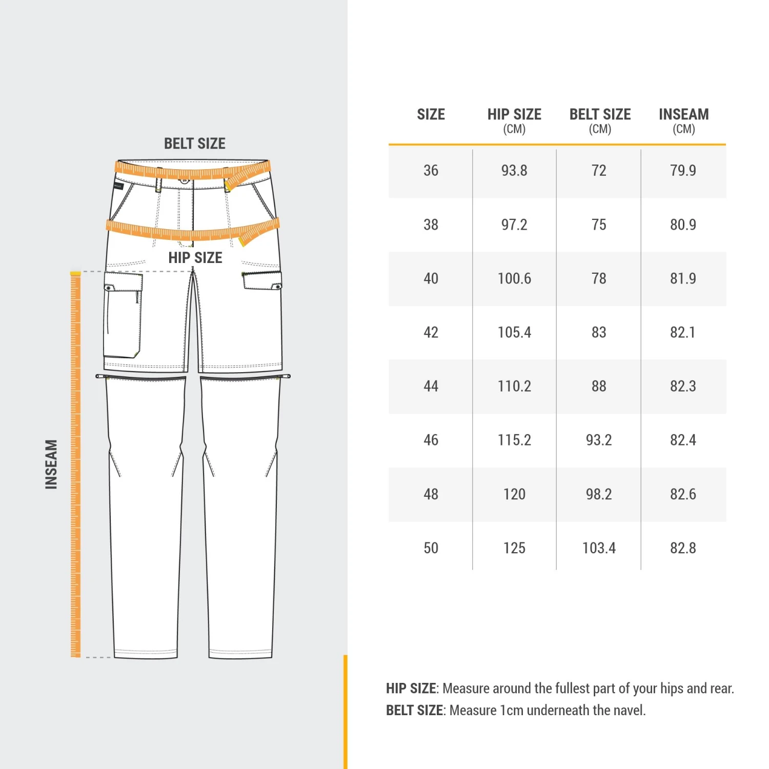 Women's Travel Trekking Zip-Off Trousers - TRAVEL 100 5 Women's Travel Trekking Zip-Off Trousers - TRAVEL 100 - Image 3