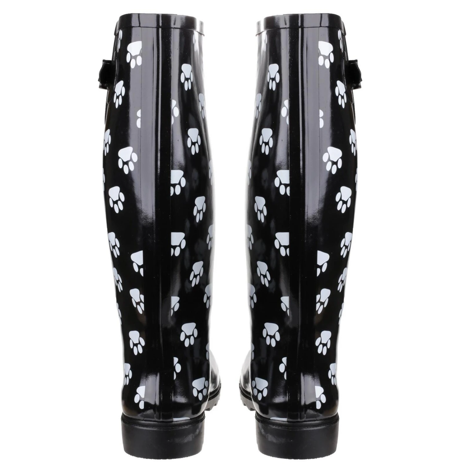 Cotswold Collection Dog Paw Welly / Womens Boots (Black) 4 Cotswold Collection Dog Paw Welly / Womens Boots (Black) - Image 2