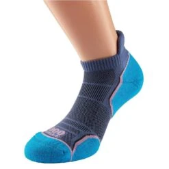 Womens/Ladies Run Ankle Socks (Pack Of 2) (Hot Pink/Lavender/Blue) -Hiking Equipment Store k85eac1ab817880ecb12b781e6def168e