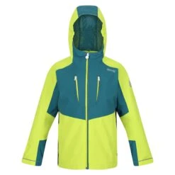 Regatta Childrens/Kids Highton III Waterproof Jacket (Black/India Grey) -Hiking Equipment Store k8609dbb603a50fe86a586bd1f1261c8b