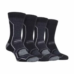 4 Pairs Mens Cushioned Anti Blister Breathable Walking Hiking Socks -Hiking Equipment Store k86a3f31bc5668a00f9e1d65c50b734e7