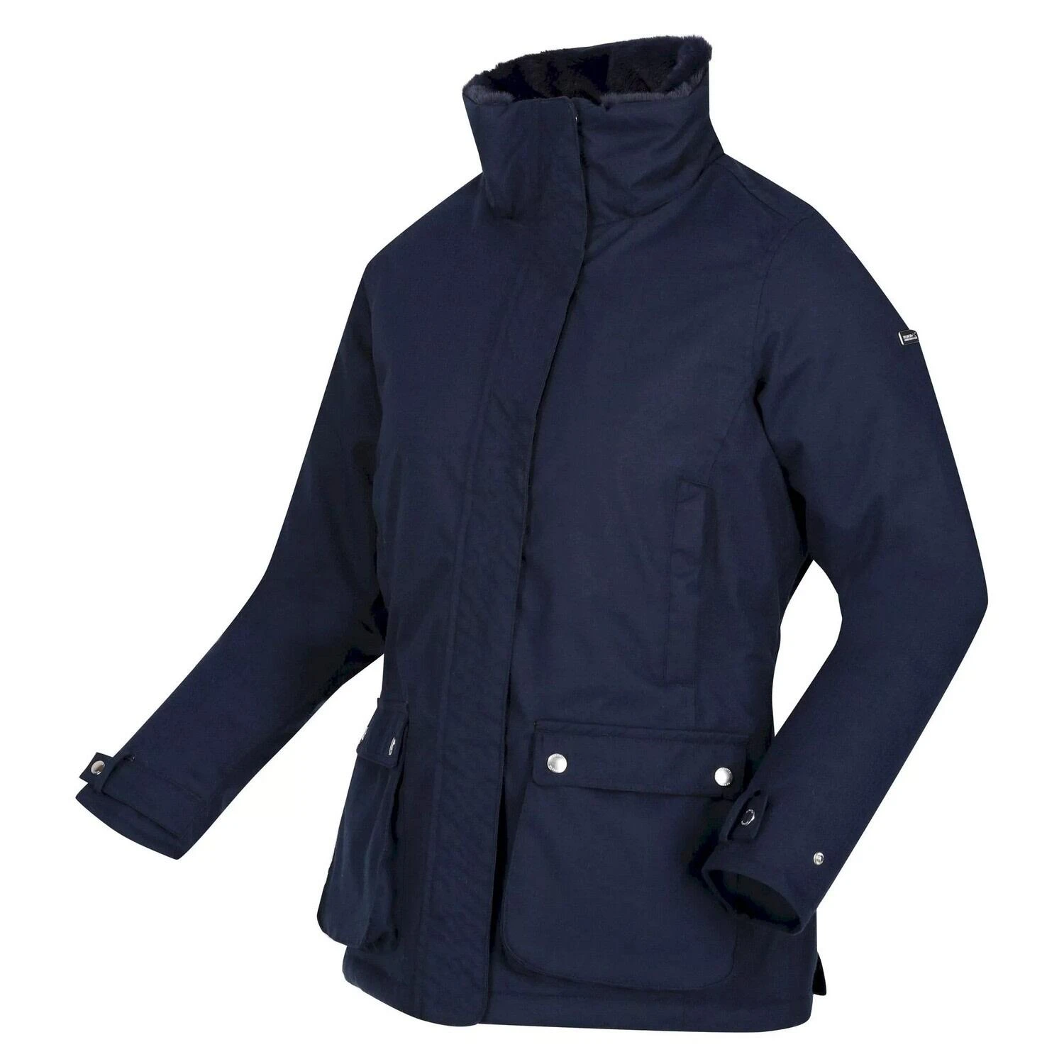Regatta Womens/Ladies Leighton Waterproof Jacket (Navy) 5 Regatta Womens/Ladies Leighton Waterproof Jacket (Navy) - Image 3