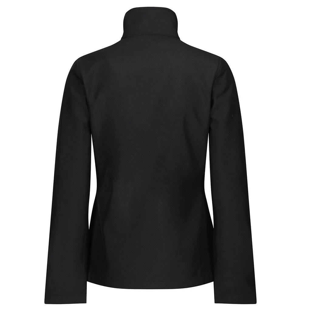Regatta Womens/Ladies Honestly Made Recycled Soft Shell Jacket (Black) 4 Regatta Womens/Ladies Honestly Made Recycled Soft Shell Jacket (Black) - Image 2